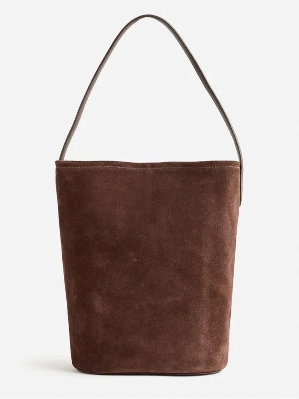 J. Crew Berkeley Bucket Bag Brown Leather